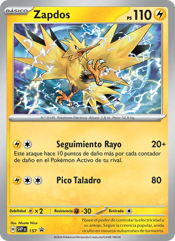 Zapdos (SVP Black Star Promos #157/225)