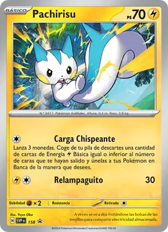 Pachirisu (SVP Black Star Promos #158/225)
