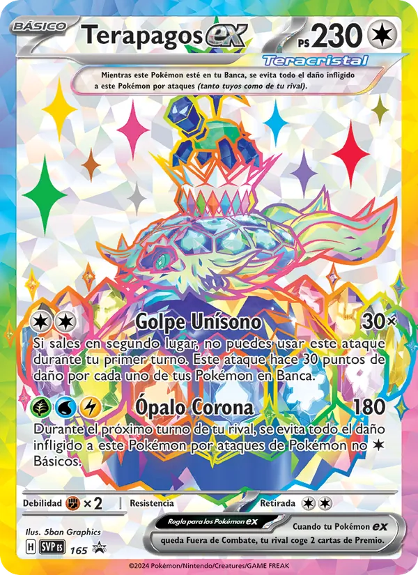 Terapagos ex (SVP Black Star Promos #165/225)