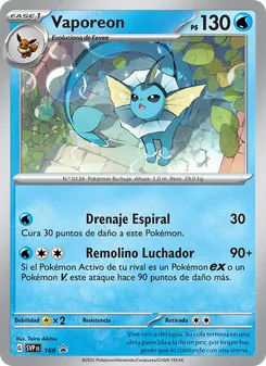 Vaporeon (SVP Black Star Promos #168/225)