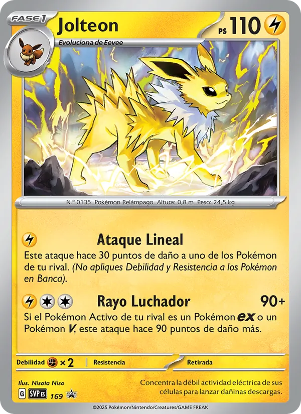 Jolteon (SVP Black Star Promos #169/225)