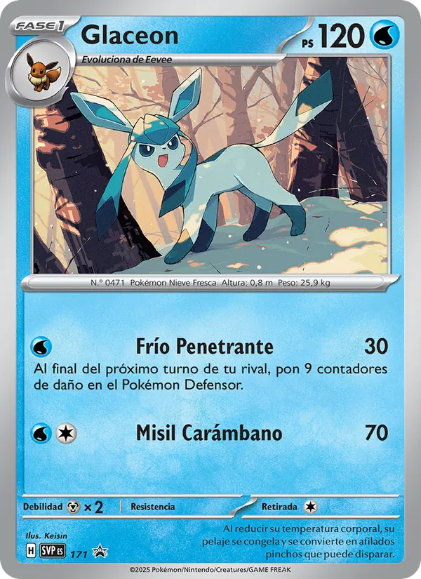 Glaceon (SVP Black Star Promos #171/225)