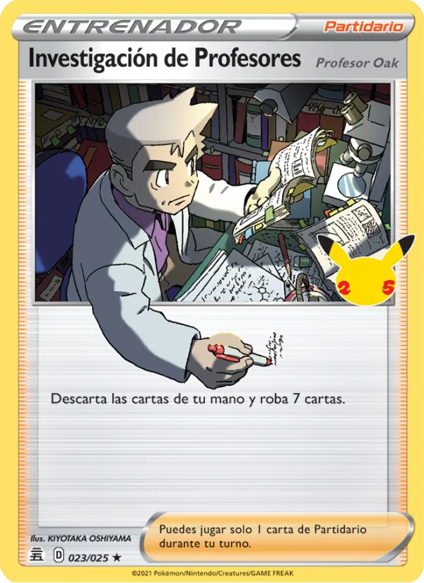 Investigación de Profesores (Profesor Oak) (Celebraciones #23/25)