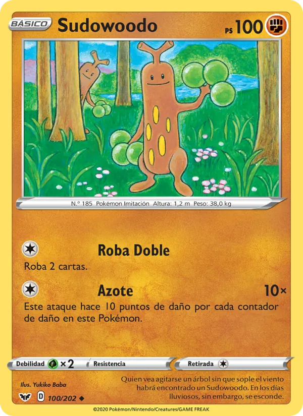 Sudowoodo (Sword & Shield #100/202)