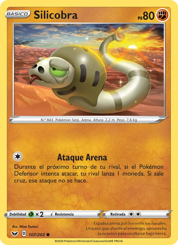 Silicobra (Espada y Escudo #107/202)