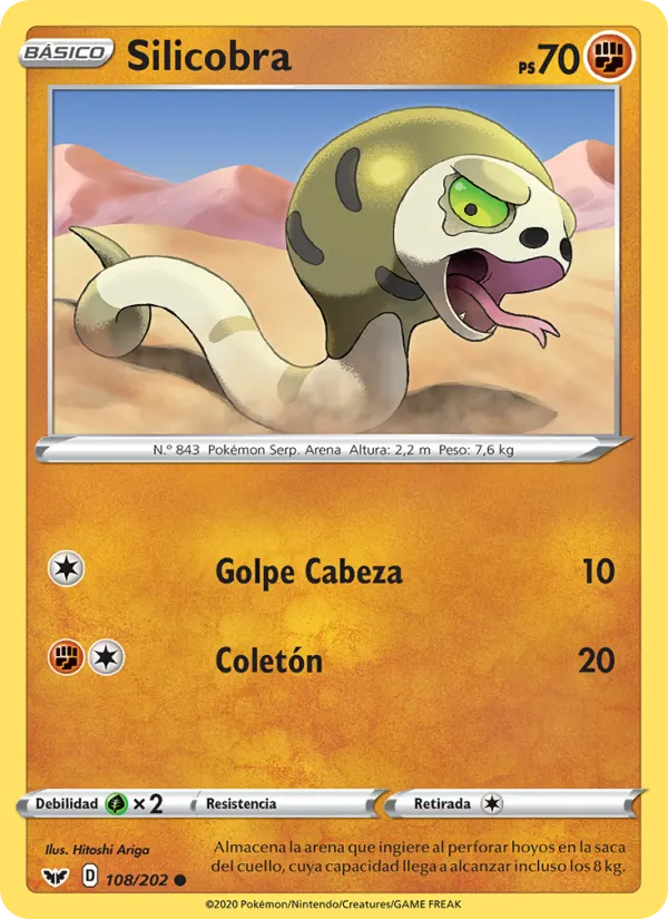 Silicobra (Espada y Escudo #108/202)
