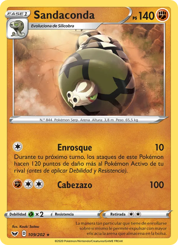 Sandaconda (Sword & Shield #109/202)