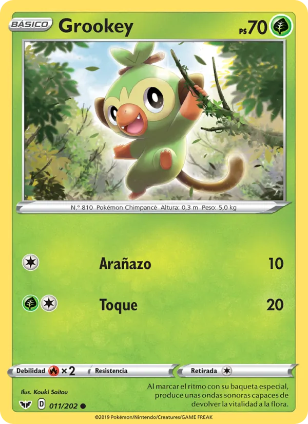 Grookey (Espada y Escudo #11/202)