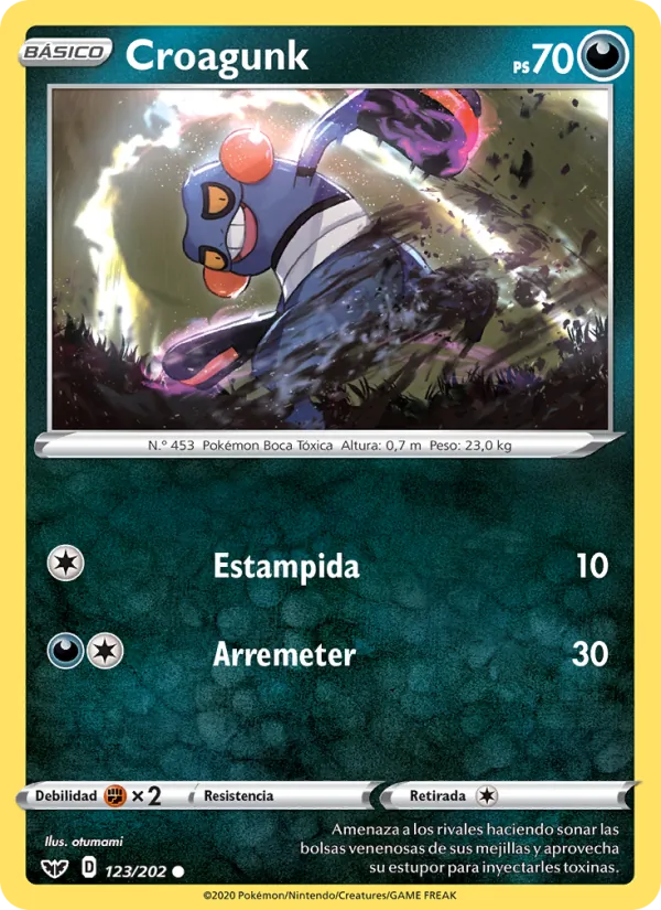 Croagunk (Espada y Escudo #123/202)