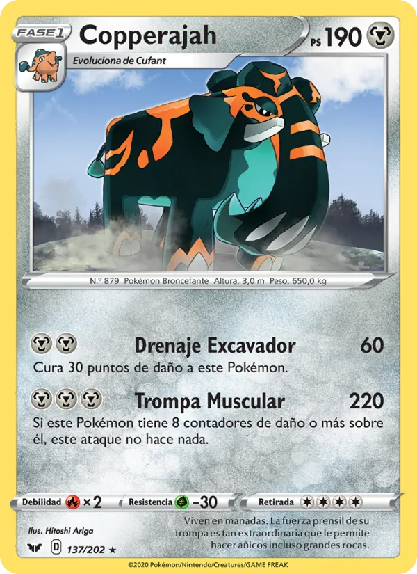 Copperajah (Espada y Escudo #137/202)