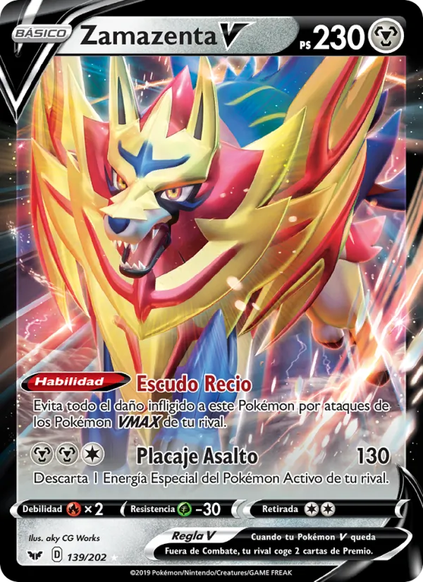 Zamazenta V (Sword & Shield #139/202)