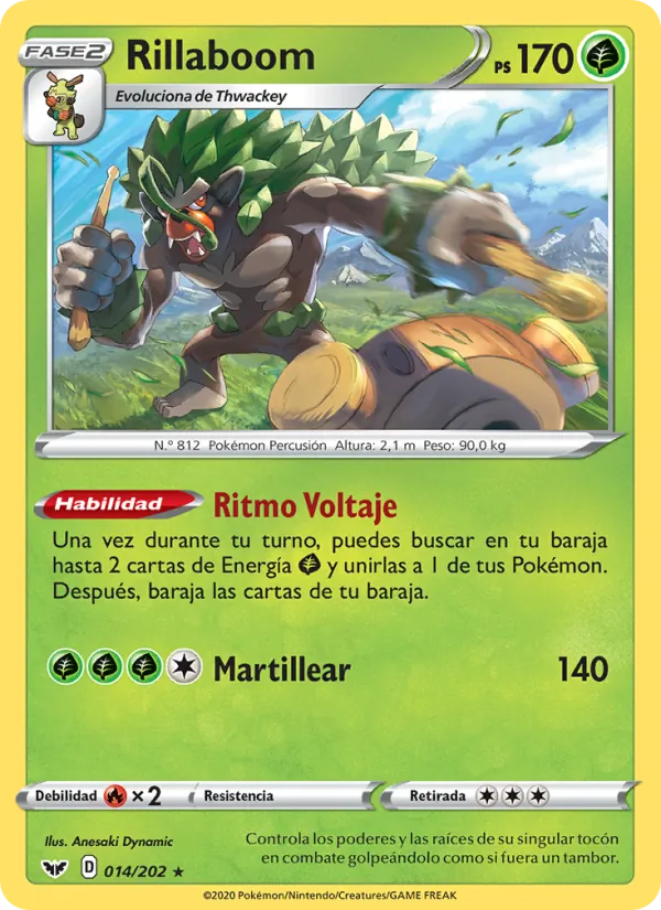 Rillaboom (Espada y Escudo #14/202)