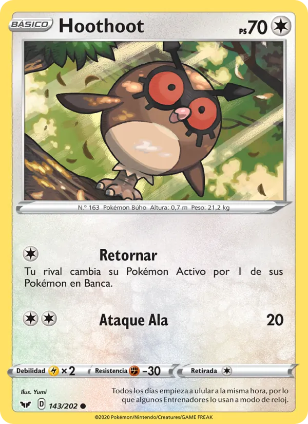 Hoothoot (Sword & Shield #143/202)