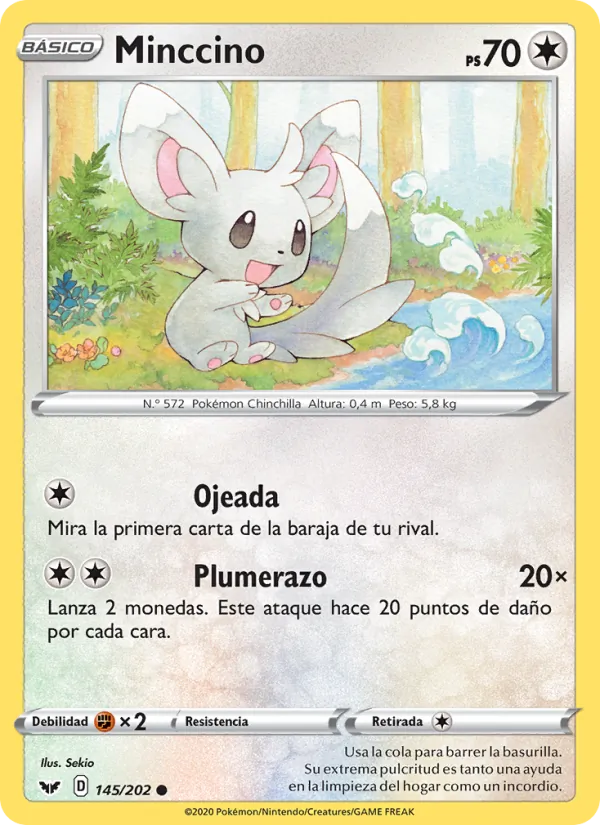 Minccino (Espada y Escudo #145/202)