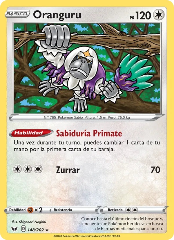 Oranguru (Sword & Shield #148/202)