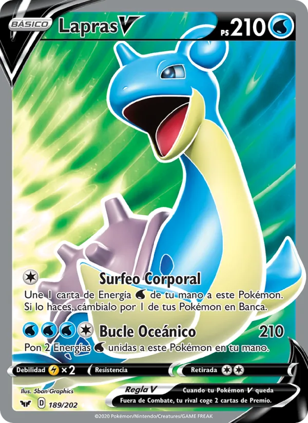 Lapras V (Sword & Shield #189/202)