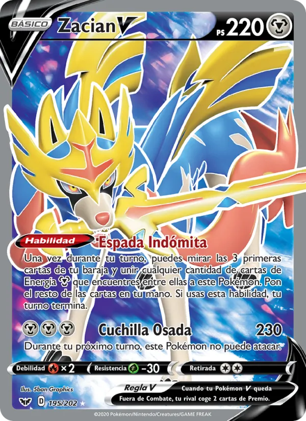 Zacian V (Espada y Escudo #195/202)