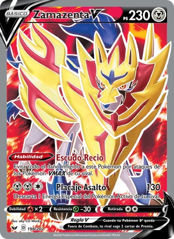 Zamazenta V (Sword & Shield #196/202)