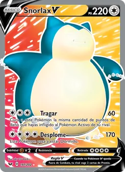Snorlax V (Espada y Escudo #197/202)