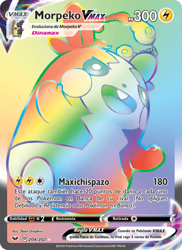 Morpeko VMAX (Espada y Escudo #204/202)