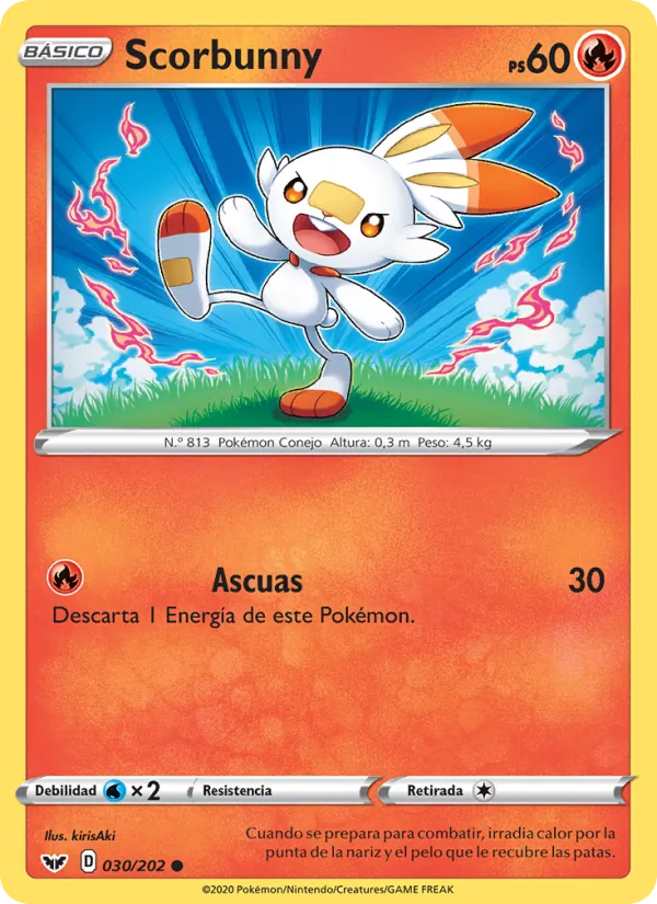 Scorbunny (Espada y Escudo #30/202)