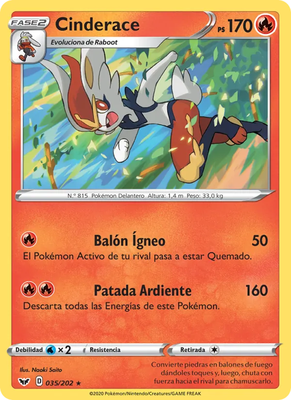 Cinderace (Espada y Escudo #35/202)