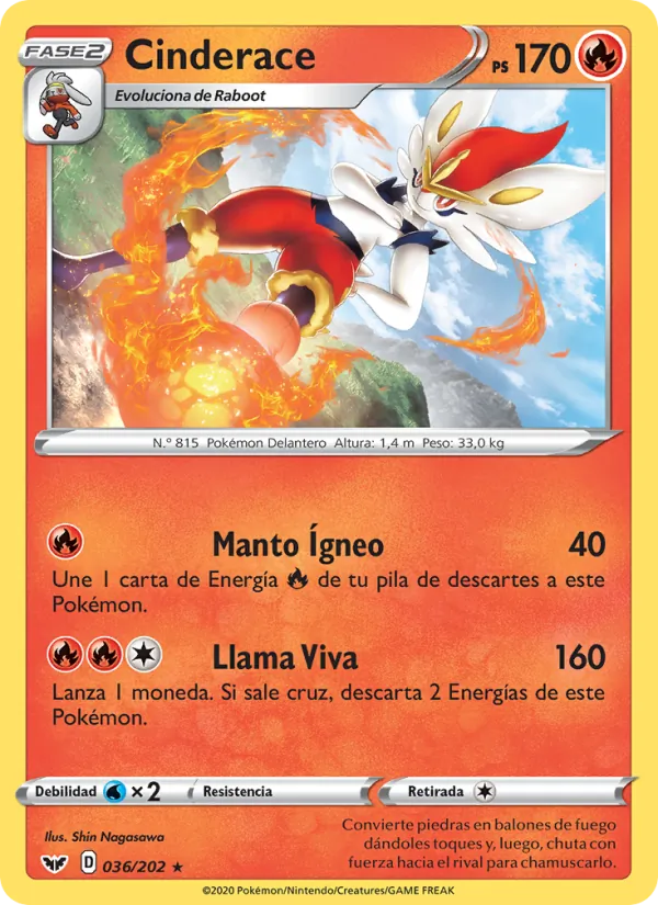 Cinderace (Espada y Escudo #36/202)
