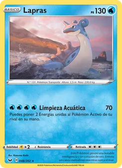 Lapras (Espada y Escudo #48/202)