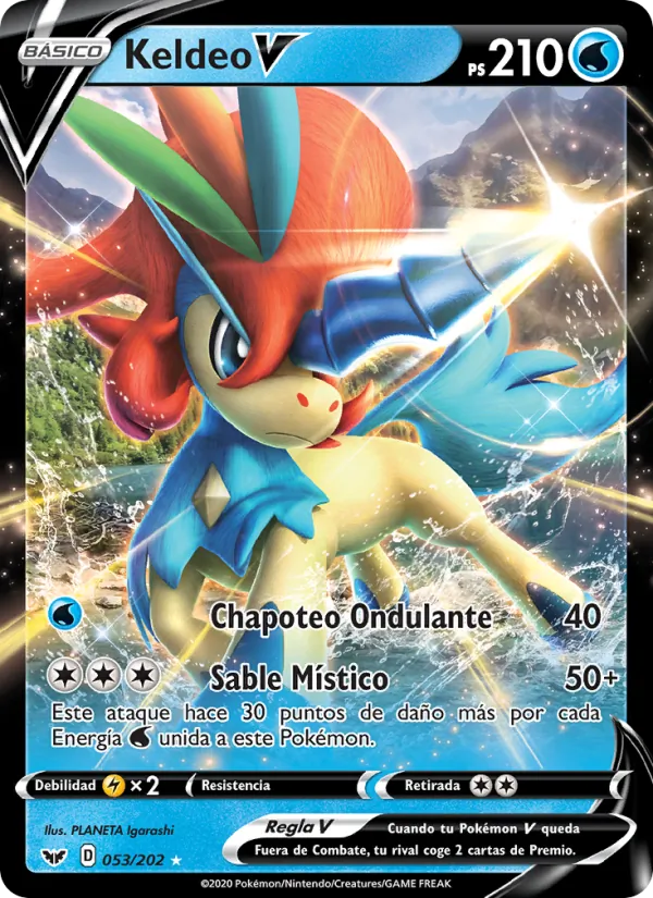 Keldeo V (Espada y Escudo #53/202)