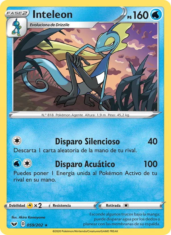 Inteleon (Espada y Escudo #59/202)