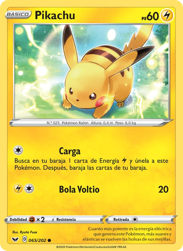 Pikachu (Espada y Escudo #65/202)