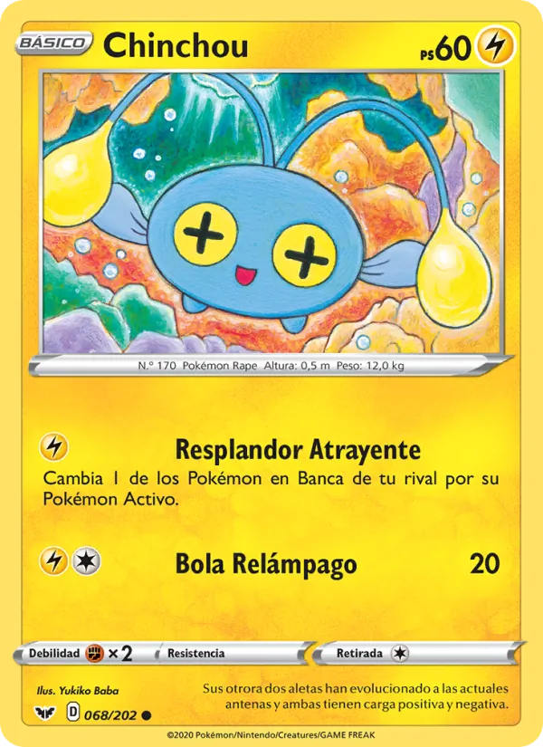 Chinchou (Sword & Shield #68/202)
