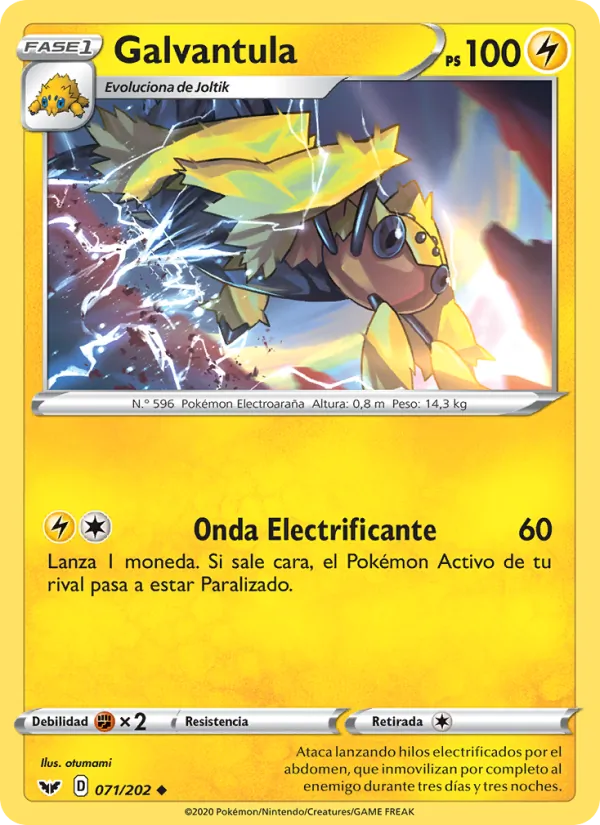 Galvantula (Espada y Escudo #71/202)