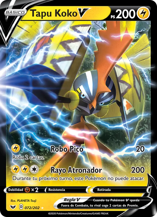 Tapu Koko V (Espada y Escudo #72/202)
