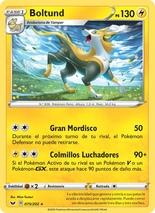 Boltund (Espada y Escudo #75/202)