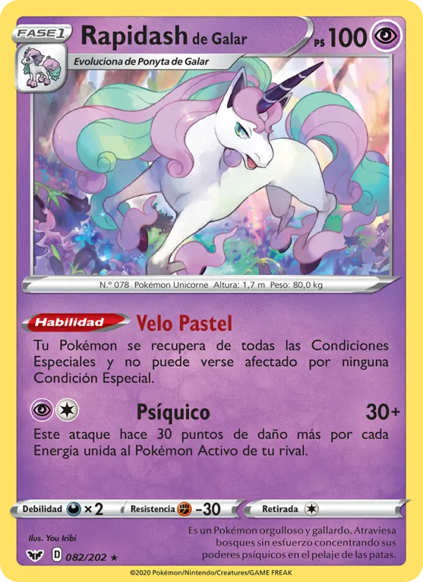 Rapidash de Galar (Sword & Shield #82/202)