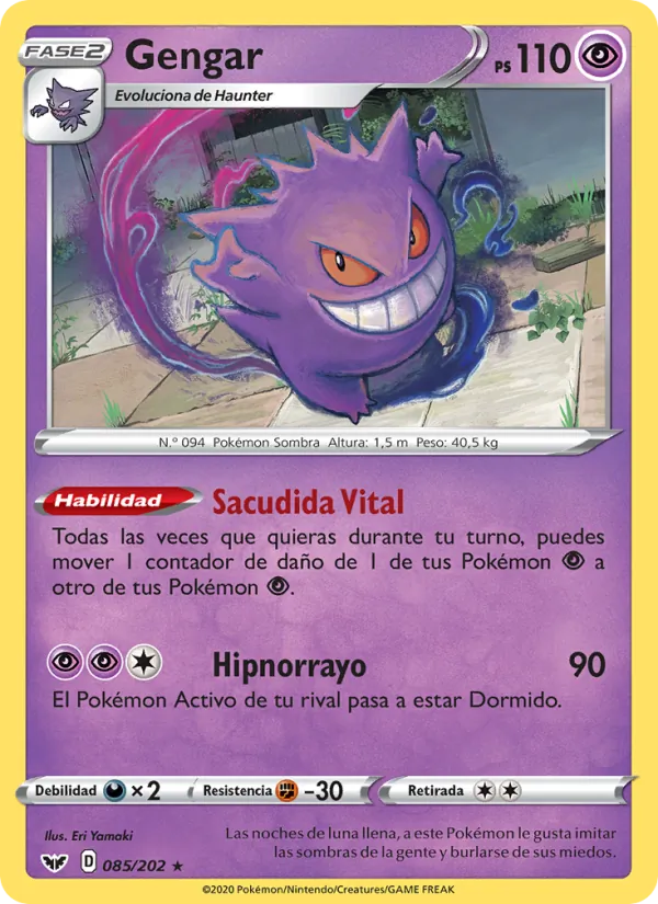 Gengar (Espada y Escudo #85/202)