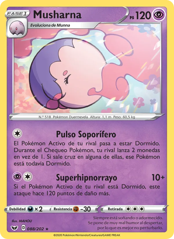 Musharna (Espada y Escudo #88/202)