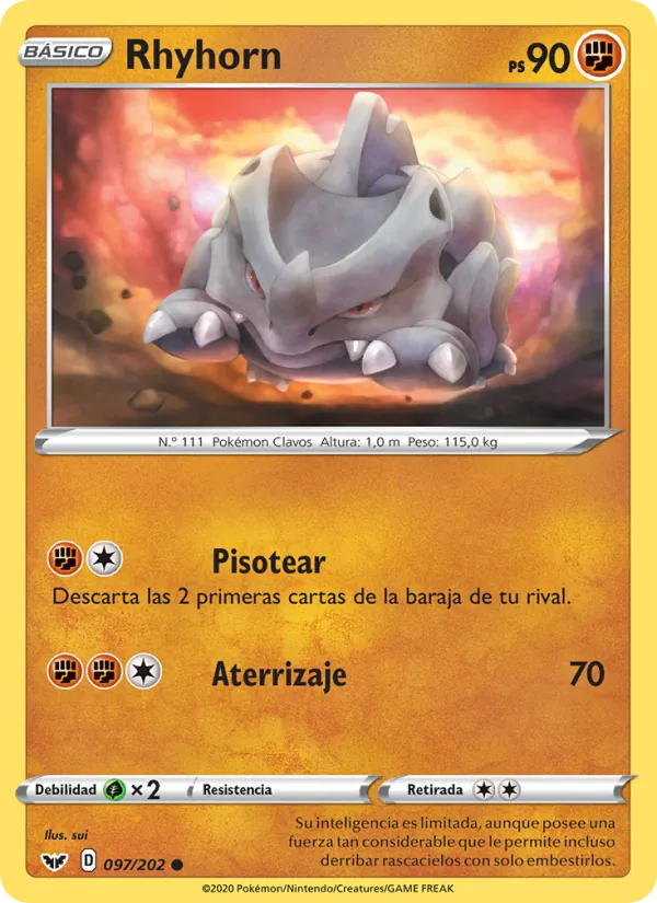 Rhyhorn (Sword & Shield #97/202)