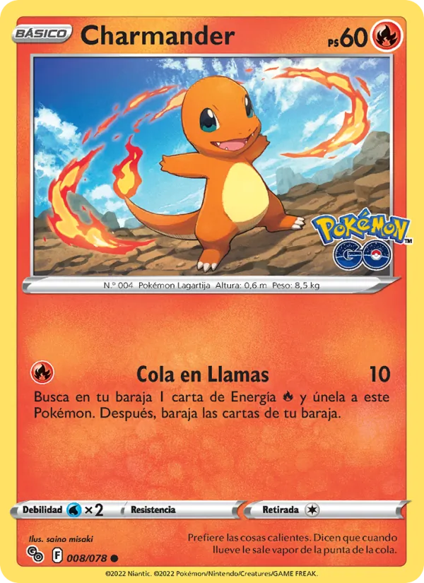 Charmander (Pokémon GO #008/78)