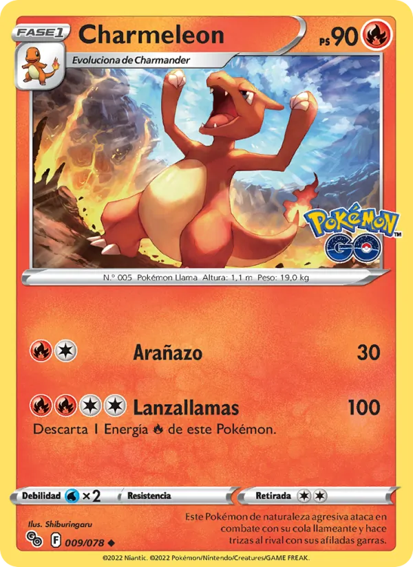 Charmeleon (Pokémon GO #009/78)