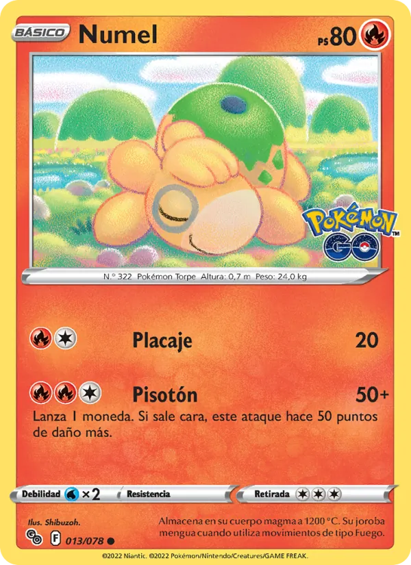 Numel (Pokémon GO #013/78)
