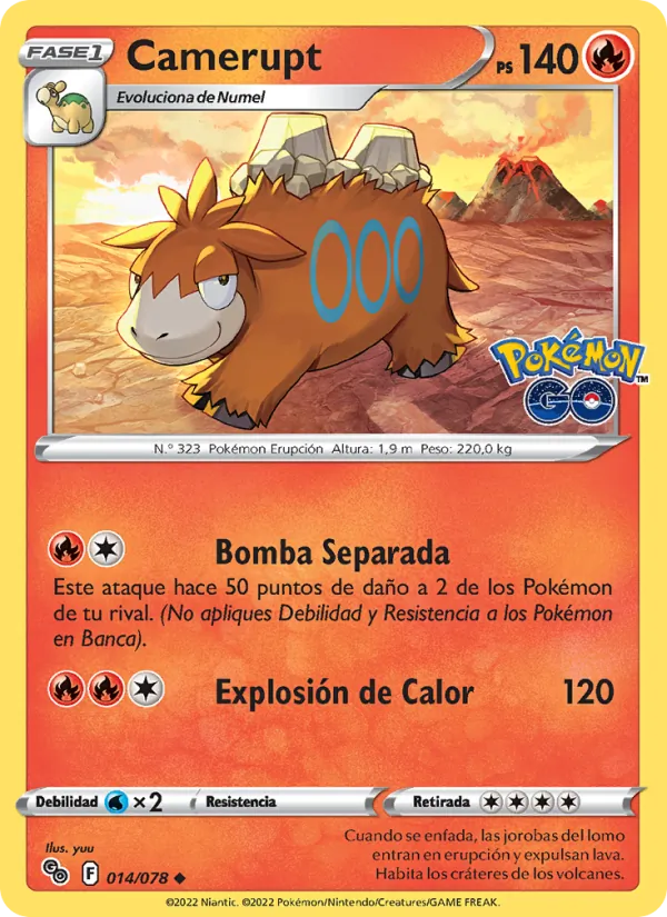 Camerupt (Pokémon GO #014/78)