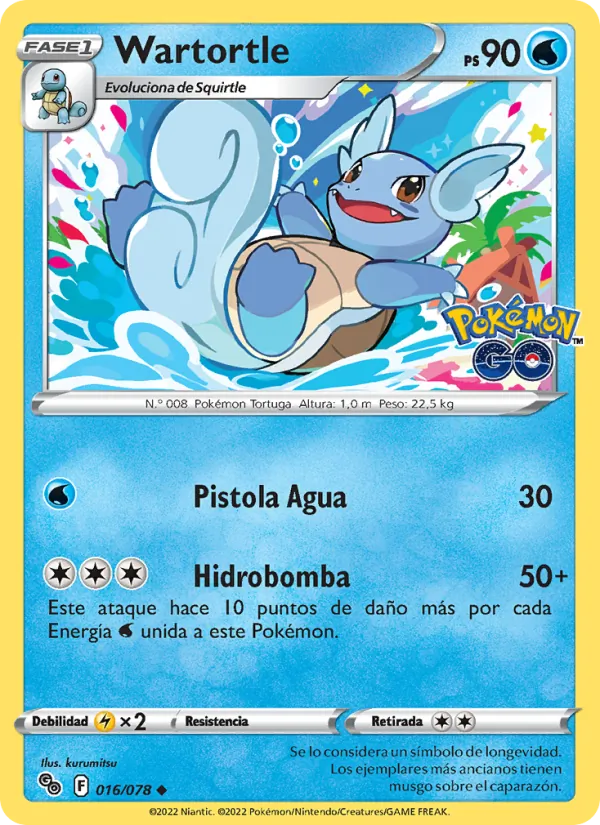 Wartortle (Pokémon GO #016/78)
