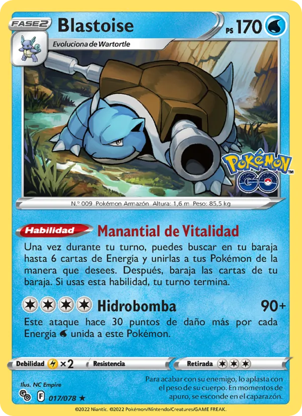 Blastoise (Pokémon GO #017/78)