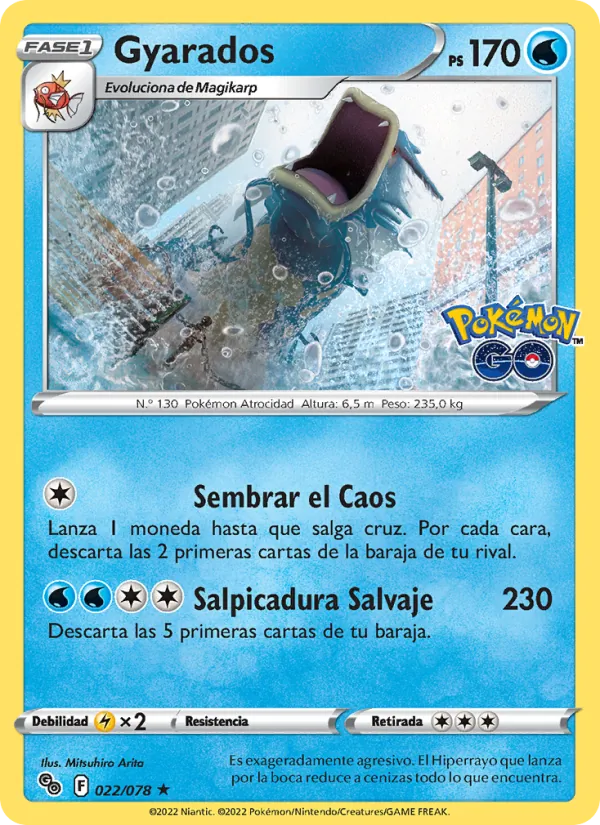Gyarados (Pokémon GO #022/78)