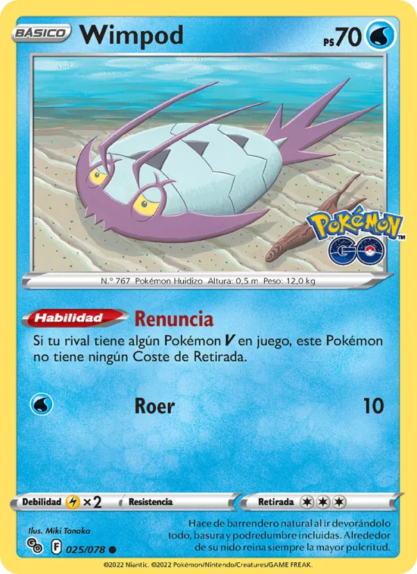 Wimpod (Pokémon GO #025/78)