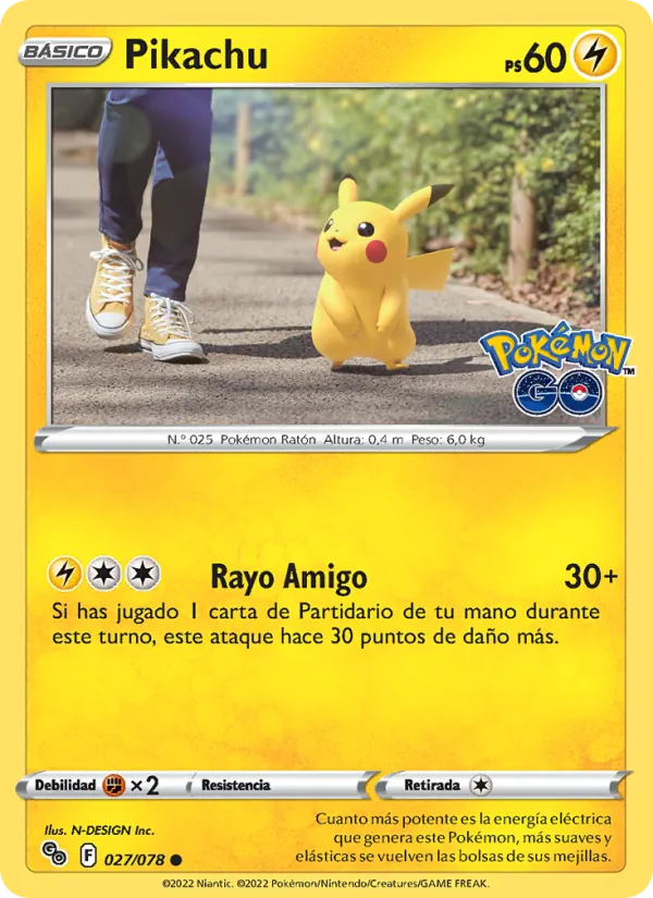 Pikachu (Pokémon GO #027/78)