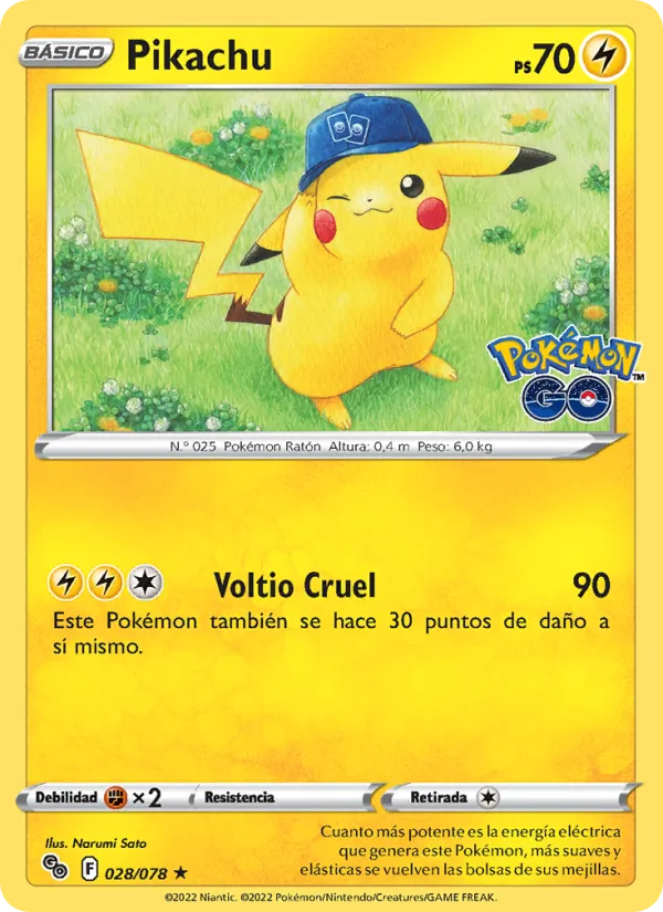 Pikachu (Pokémon GO #028/78)