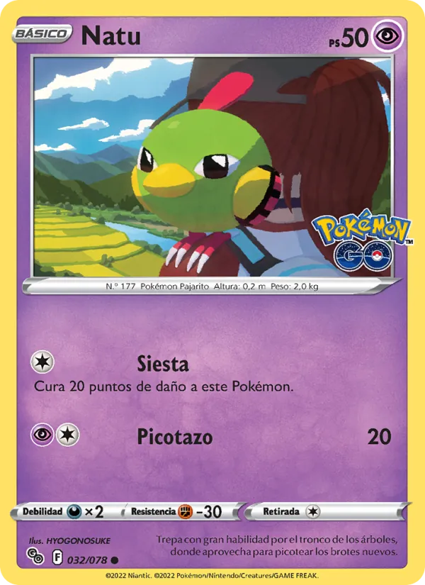 Natu (Pokémon GO #032/78)